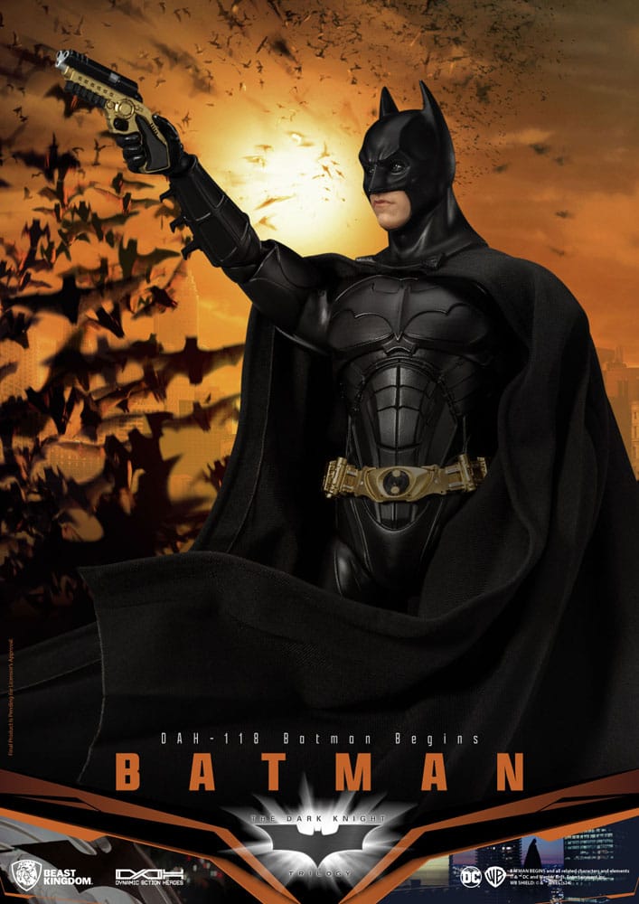 DC Comics Dynamic 8ction Heroes Actionfigur 1/9 Batman (Batman Begins) 21 cm - Versand: 5-7 Tage nach Bestellung