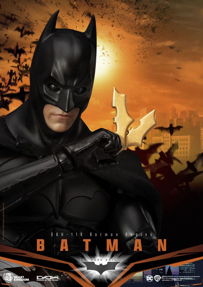DC Comics Dynamic 8ction Heroes Actionfigur 1/9 Batman (Batman Begins) 21 cm - Versand: 5-7 Tage nach Bestellung