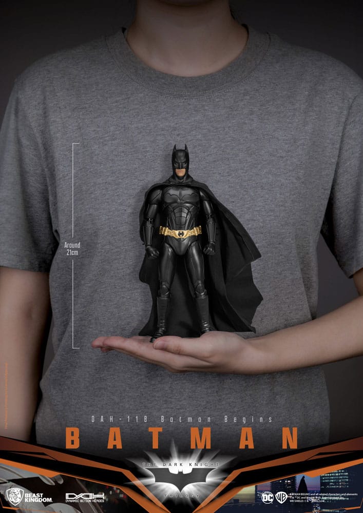 DC Comics Dynamic 8ction Heroes Actionfigur 1/9 Batman (Batman Begins) 21 cm - Versand: 5-7 Tage nach Bestellung