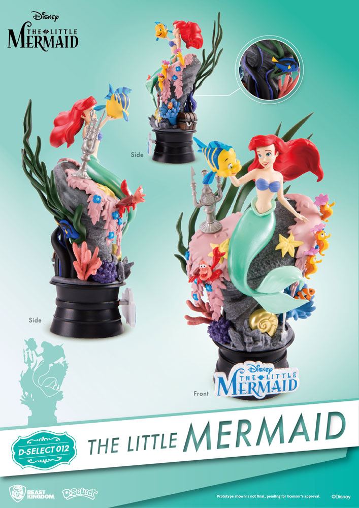 Arielle die Meerjungfrau D-Select PVC Diorama 15 cm - Versand: 5-7 Tage nach Bestellung