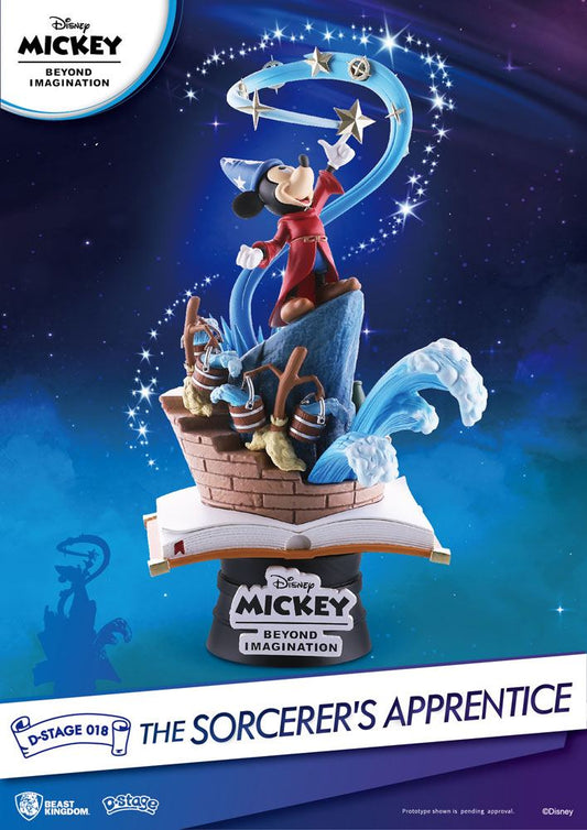 Micky Beyond Imagination D-Stage PVC Diorama The Sorcerer's Apprentice 15 cm - Versand: 5-7 Tage nach Bestellung