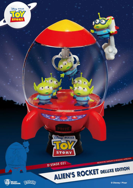 Toy Story D-Stage PVC Diorama Alien's Rocket Deluxe Edition 15 cm - Versand: 5-7 Tage nach Bestellung