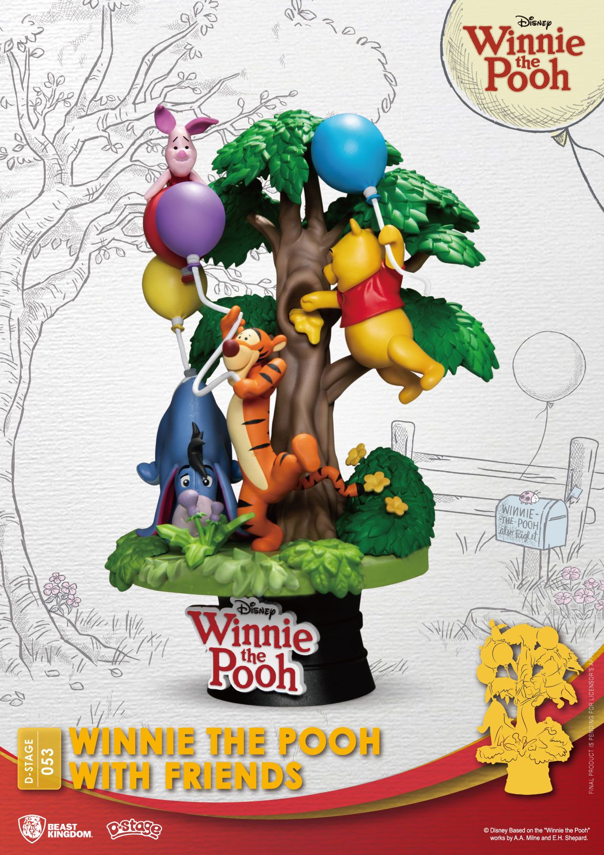 Disney D-Stage PVC Diorama Winnie The Pooh With Friends 16 cm - Preorder - ETA: 01.11.2025