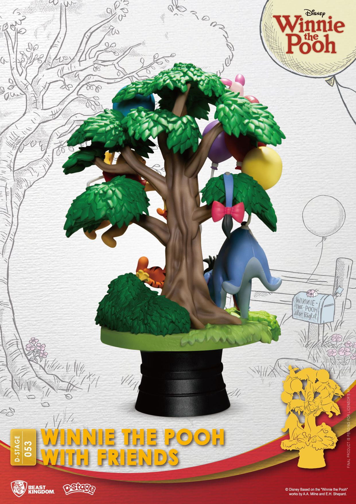 Disney D-Stage PVC Diorama Winnie The Pooh With Friends 16 cm - Preorder - ETA: 01.11.2025
