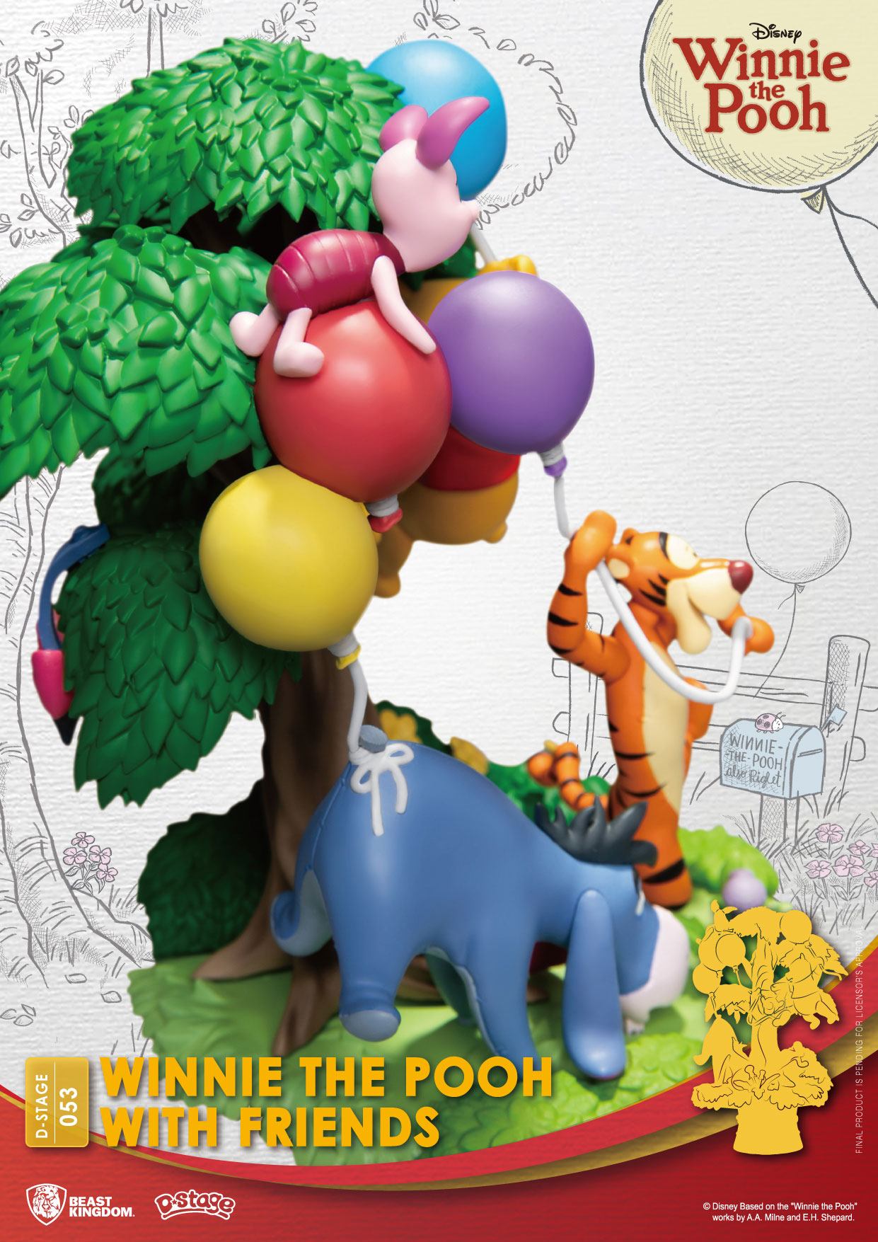 Disney D-Stage PVC Diorama Winnie The Pooh With Friends 16 cm - Preorder - ETA: 01.11.2025