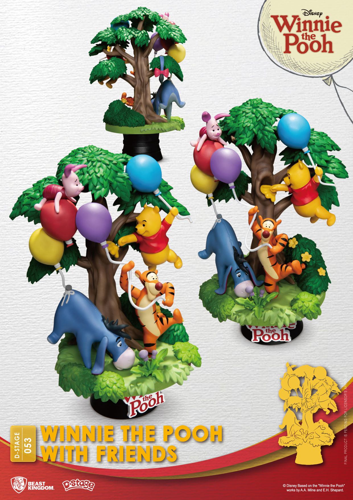 Disney D-Stage PVC Diorama Winnie The Pooh With Friends 16 cm - Preorder - ETA: 01.11.2025