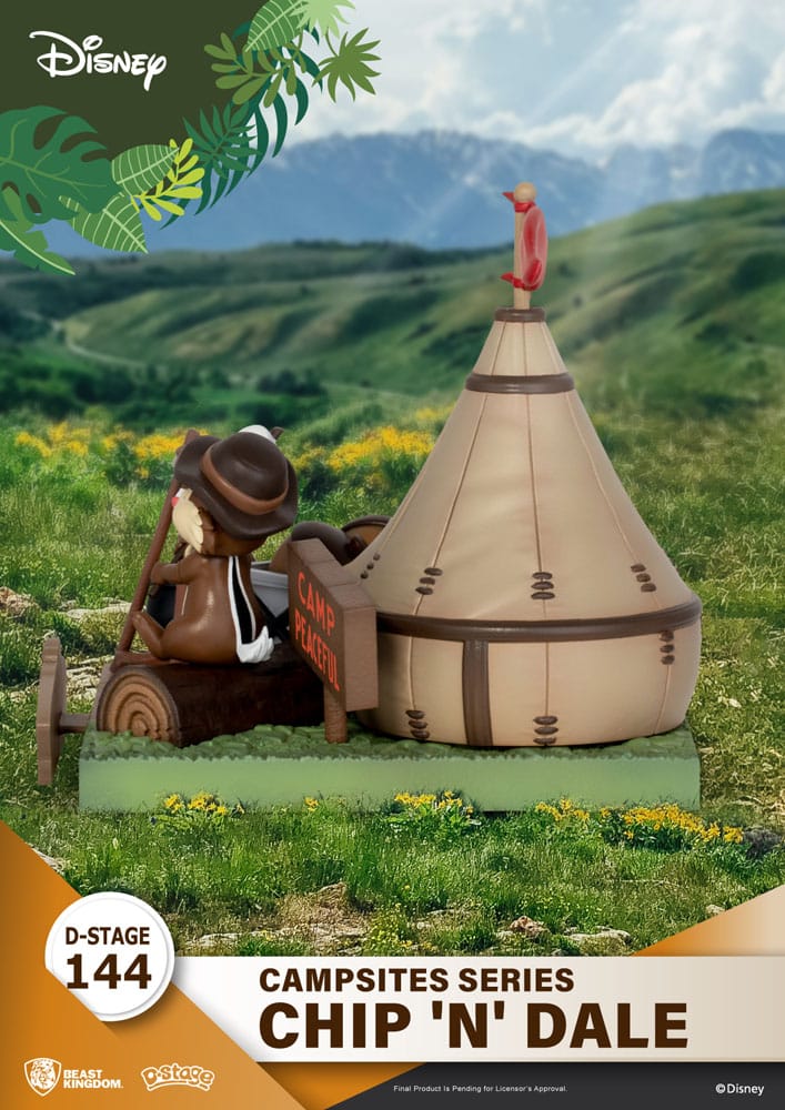 Disney D-Stage Campsite Series PVC Diorama Chip & Dale 10 cm - Preorder - ETA: 01.11.2025