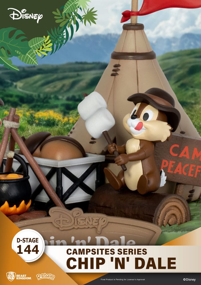 Disney D-Stage Campsite Series PVC Diorama Chip & Dale 10 cm - Preorder - ETA: 01.11.2025