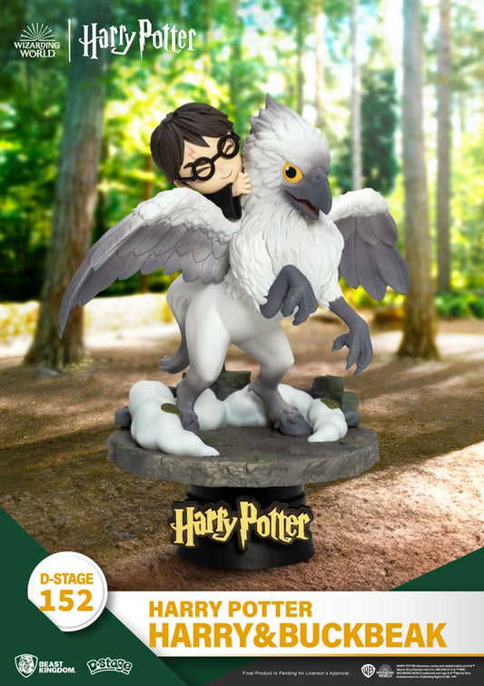 Harry Potter D-Stage PVC Diorama Harry & Buckbeak 16 cm - Versand: 5-7 Tage nach Bestellung