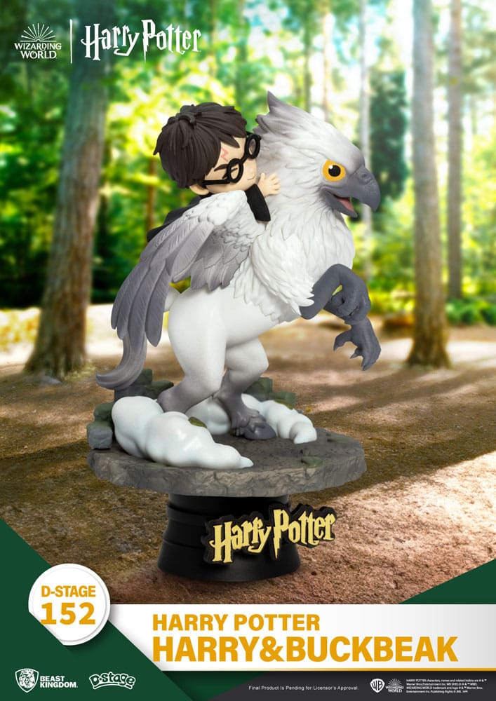 Harry Potter D-Stage PVC Diorama Harry & Buckbeak 16 cm - Versand: 5-7 Tage nach Bestellung