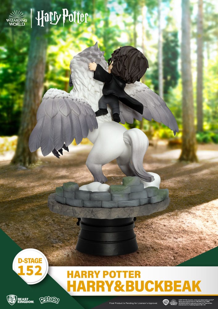 Harry Potter D-Stage PVC Diorama Harry & Buckbeak 16 cm - Versand: 5-7 Tage nach Bestellung