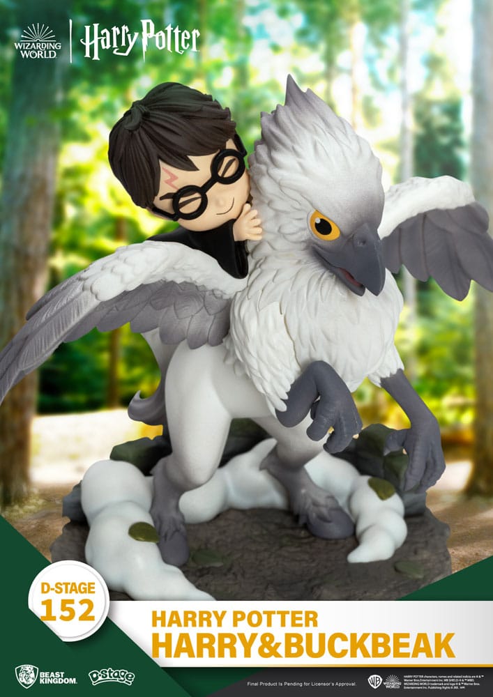 Harry Potter D-Stage PVC Diorama Harry & Buckbeak 16 cm - Versand: 5-7 Tage nach Bestellung
