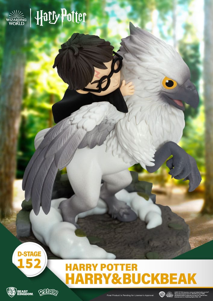 Harry Potter D-Stage PVC Diorama Harry & Buckbeak 16 cm - Versand: 5-7 Tage nach Bestellung