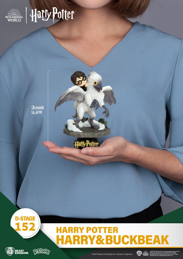 Harry Potter D-Stage PVC Diorama Harry & Buckbeak 16 cm - Versand: 5-7 Tage nach Bestellung