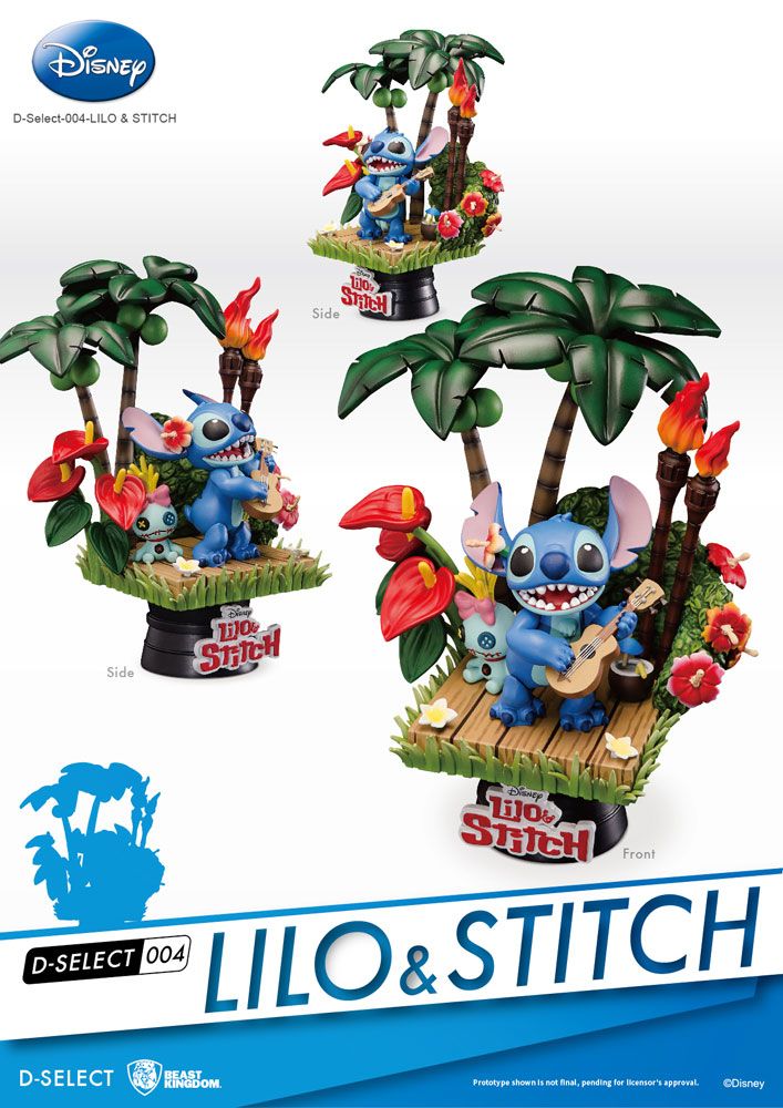 Disney D-Stage PVC Diorama Stitch 14 cm - Versand: 7 Tage nach Bestellung