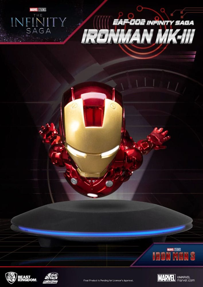 Iron Man 3 Egg Attack Schwebe-Modell Iron Man Mark III 16 cm - Versand: 5-7 Tage nach Bestellung