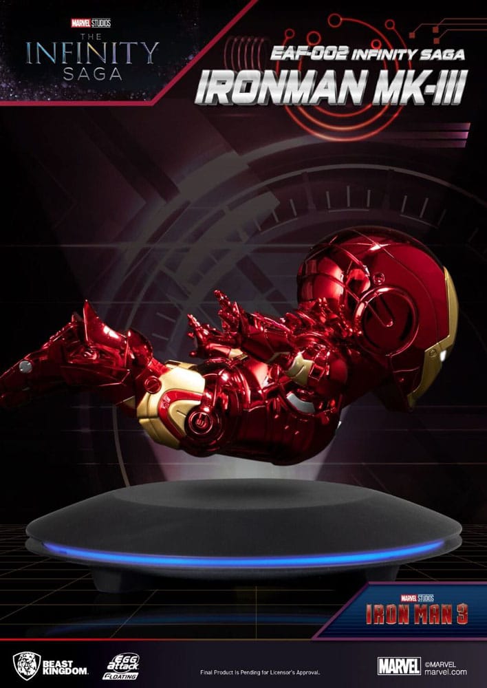 Iron Man 3 Egg Attack Schwebe-Modell Iron Man Mark III 16 cm - Versand: 5-7 Tage nach Bestellung