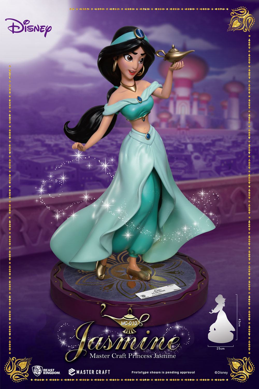 Disney (Aladdin) Master Craft Statue Jasmin 38 cm    - Versand: 5-7 Tage nach Bestellung