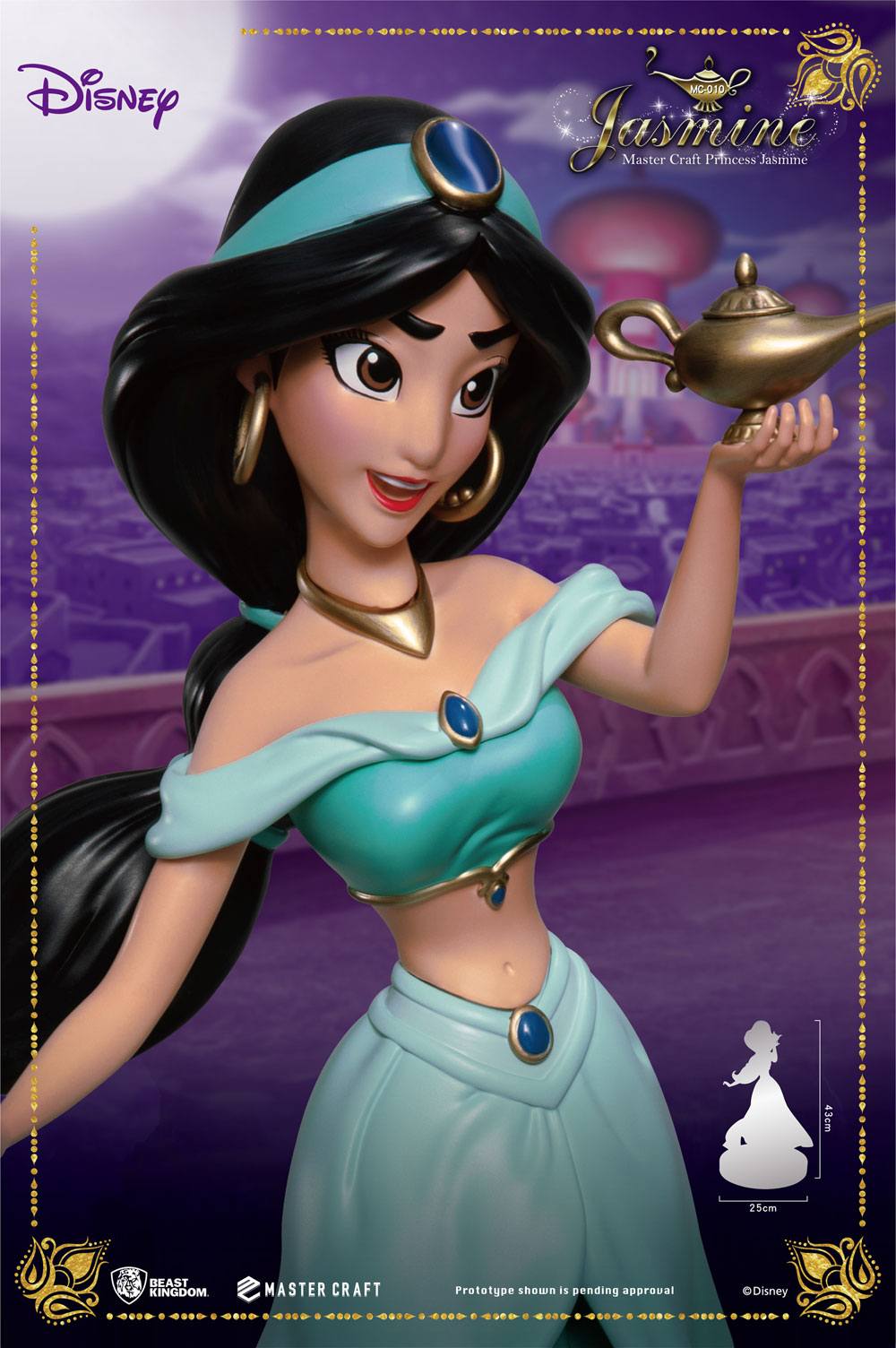 Disney (Aladdin) Master Craft Statue Jasmin 38 cm    - Versand: 5-7 Tage nach Bestellung