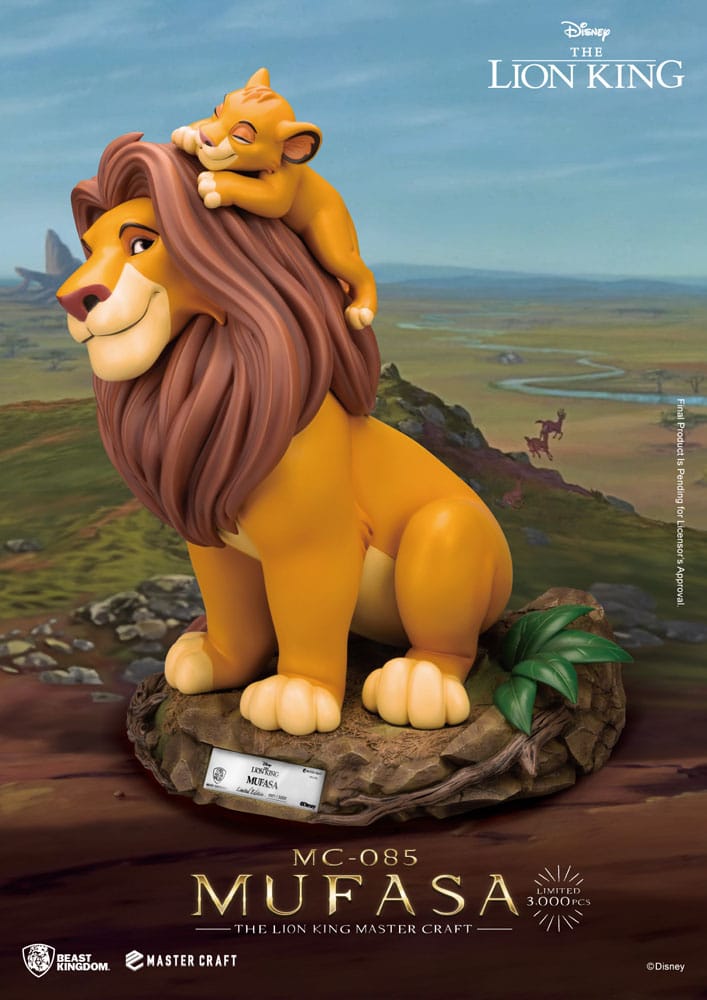 Disney Master Craft Statue Der König der Löwen Mufasa 36 cm - Preorder - ETA: 24.09.2025