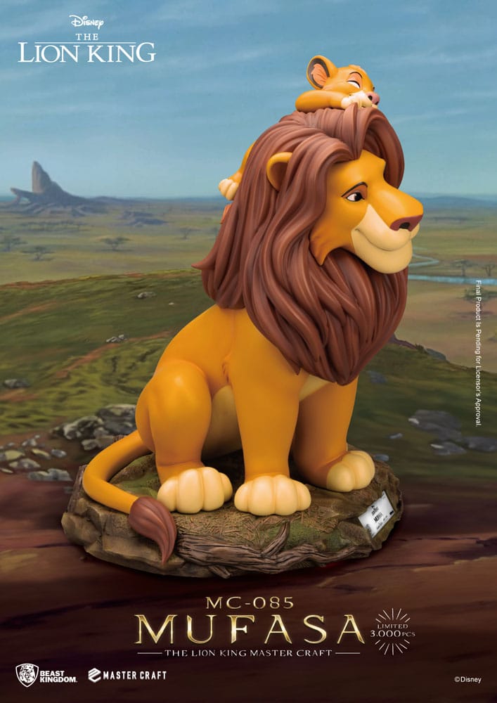 Disney Master Craft Statue Der König der Löwen Mufasa 36 cm - Preorder - ETA: 24.09.2025