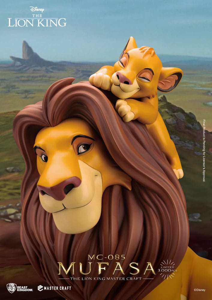 Disney Master Craft Statue Der König der Löwen Mufasa 36 cm - Preorder - ETA: 24.09.2025