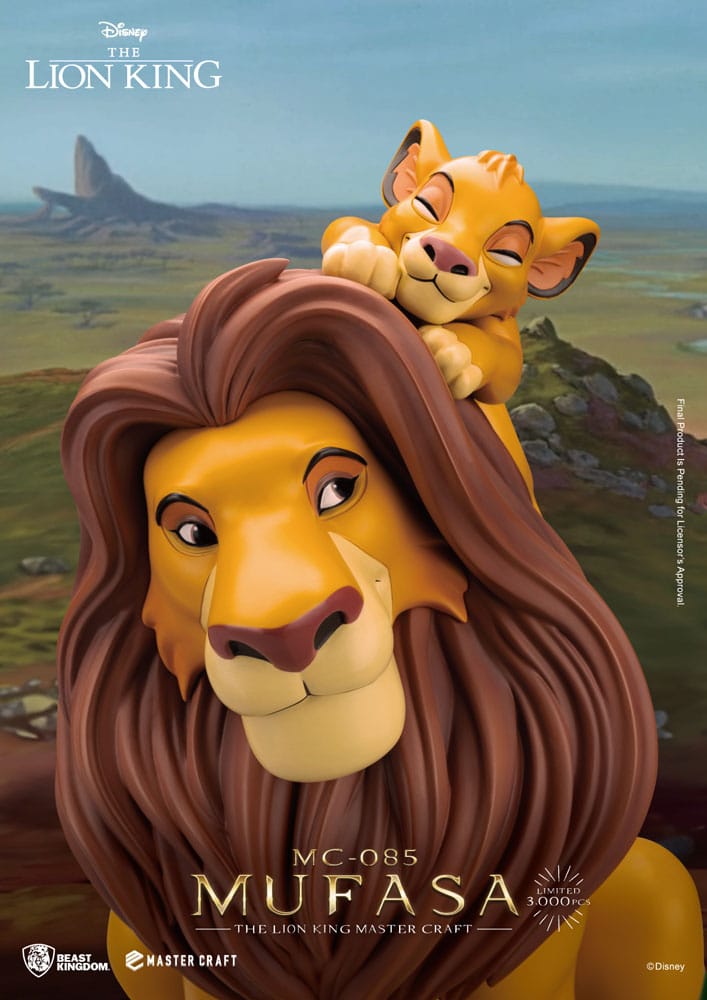 Disney Master Craft Statue Der König der Löwen Mufasa 36 cm - Preorder - ETA: 24.09.2025