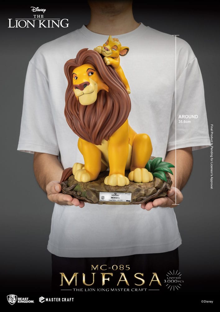 Disney Master Craft Statue Der König der Löwen Mufasa 36 cm - Preorder - ETA: 24.09.2025
