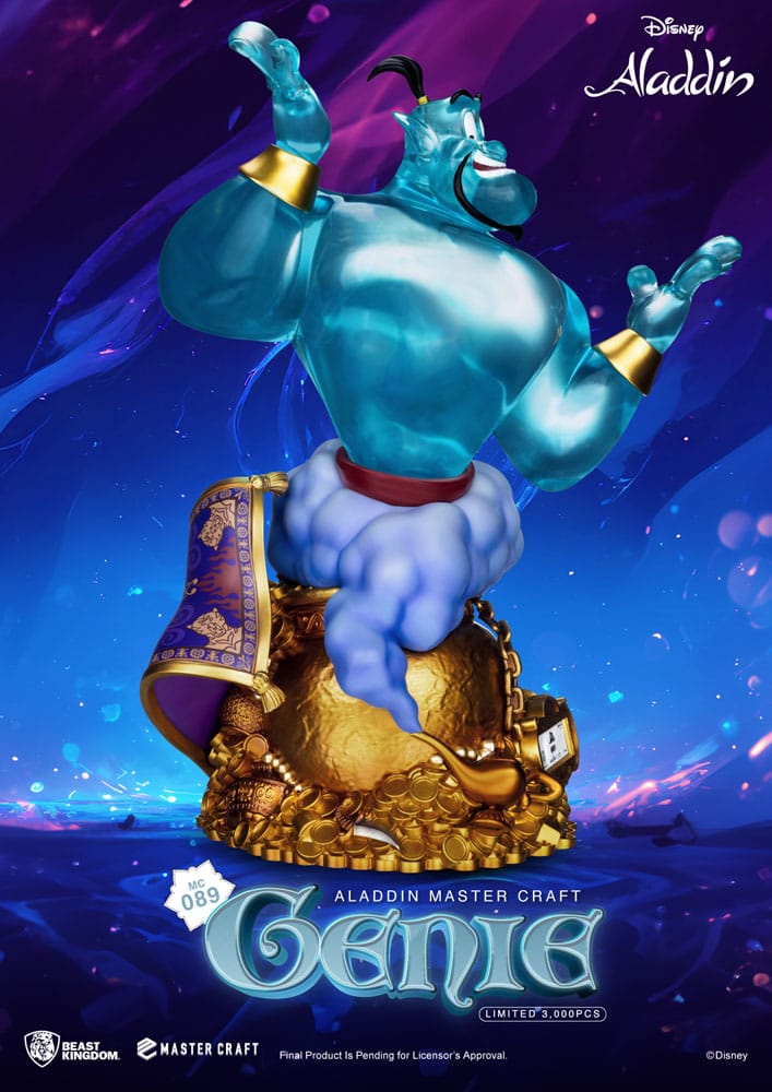 Disney (Aladdin) Master Craft Statue Ginie 42 cm - Preorder - ETA: 24.09.2025
