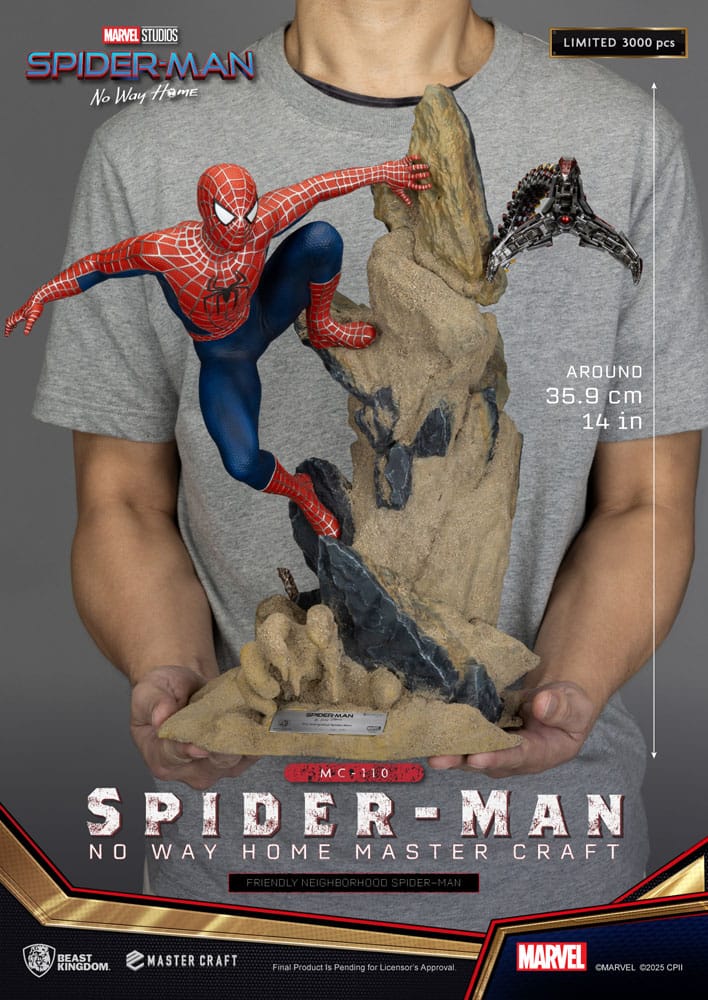 Spider-Man: No Way Home Master Craft Statue Friendly Neighborhood Spider-Man 36 cm - Preorder - ETA: 25.02.2026