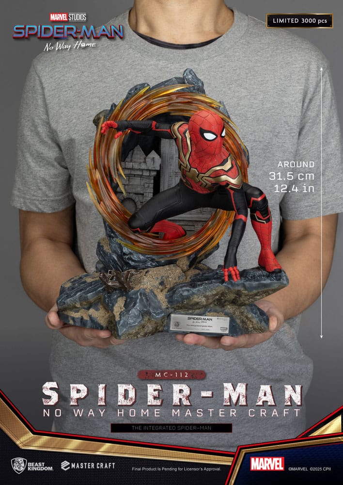 Spider-Man: No Way Home Master Craft Statue The Integrated Spider-Man 31 cm - Preorder - ETA: 25.02.2026