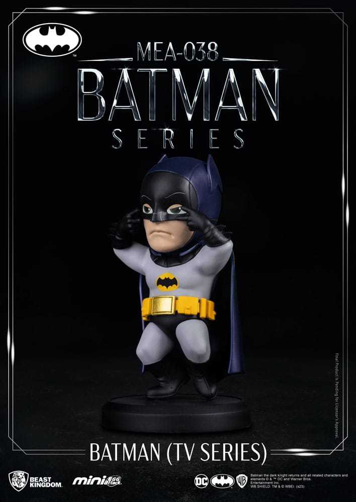 DC Comics Mini Egg Attack Figur Batman (1966 TV Series) 8 cm - Versand: 5-7 Tage nach Bestellung