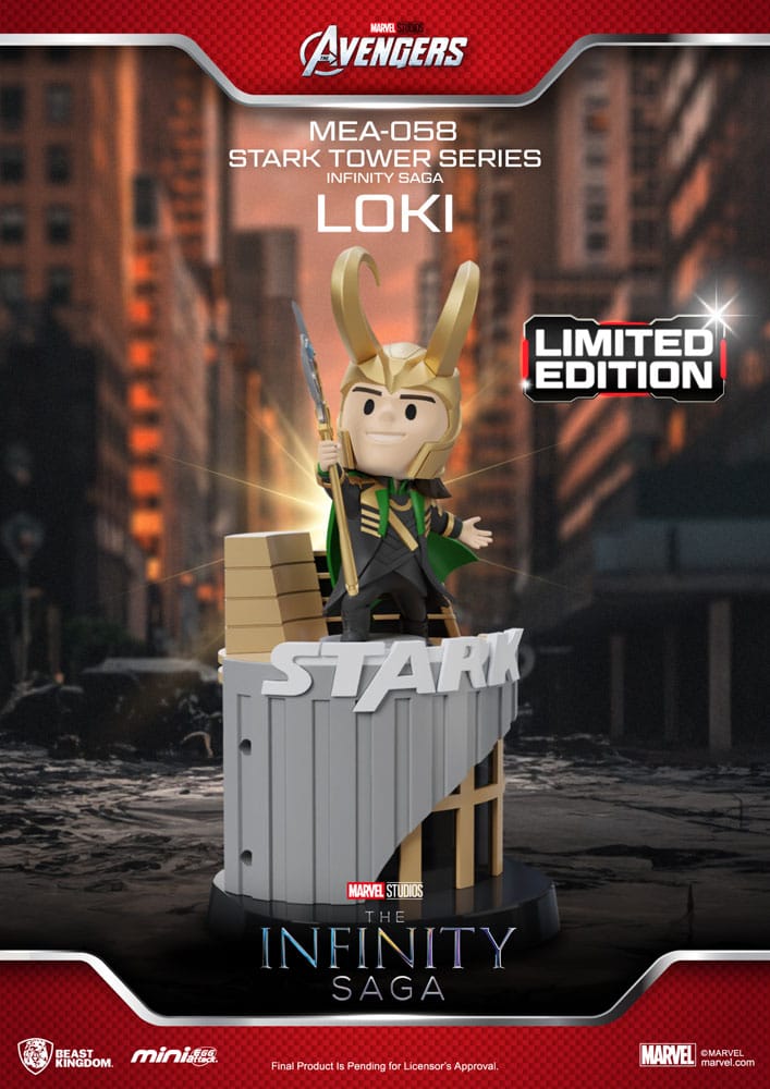 Marvel Mini Egg Attack Figuren The Infinity Saga Stark Tower series Tony Stark & Mark VII suit pod mod 12 cm - Versand: 5-7 Tage nach Bestellung