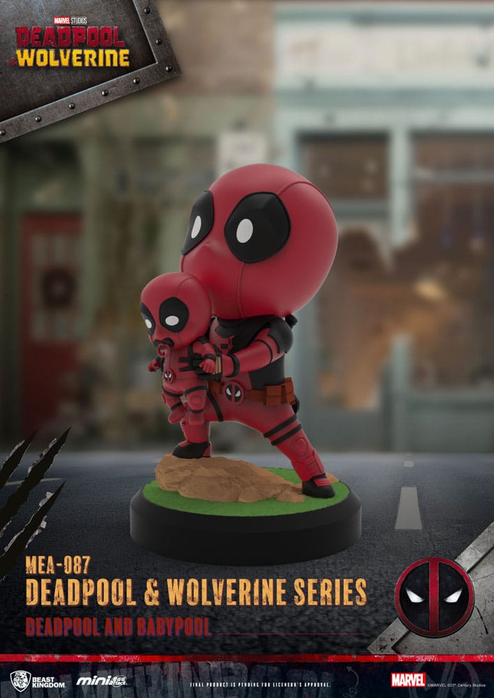 Deadpool 3 Deadpool & Wolverine Series Mini Egg Attack Figuren Set 8 cm - Preorder - ETA: 20.10.2025