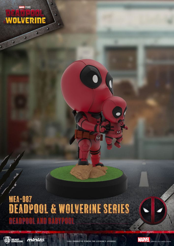 Deadpool 3 Deadpool & Wolverine Series Mini Egg Attack Figuren Set 8 cm - Preorder - ETA: 20.10.2025