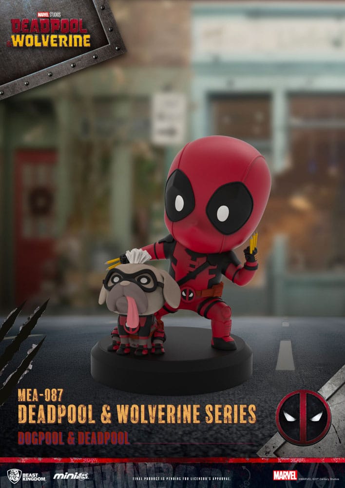 Deadpool 3 Deadpool & Wolverine Series Mini Egg Attack Figuren Set 8 cm - Preorder - ETA: 20.10.2025