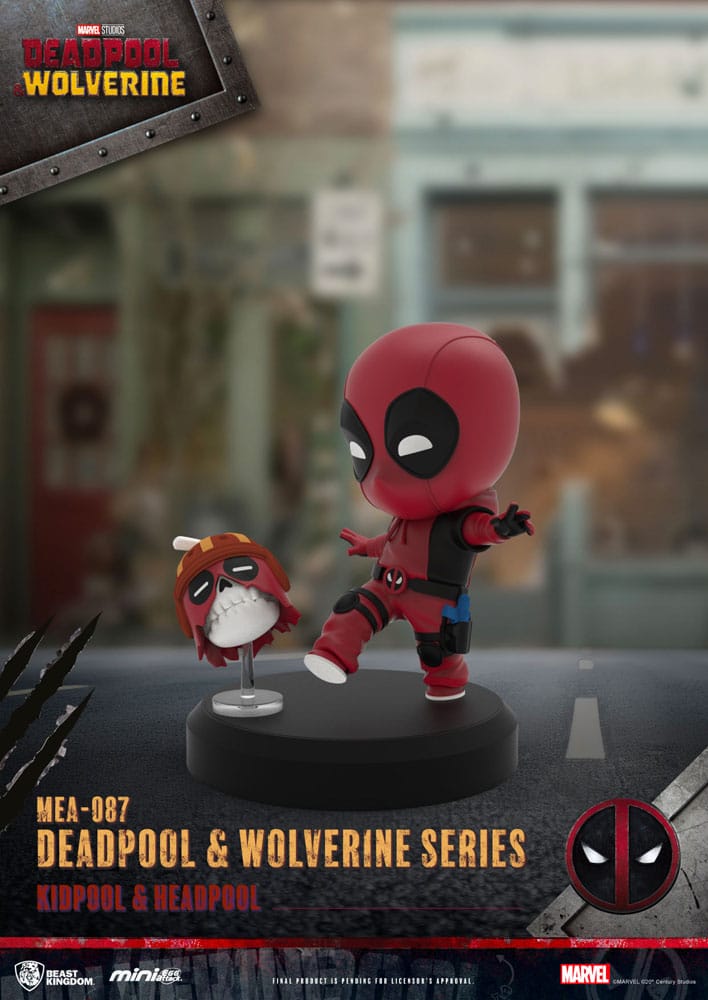 Deadpool 3 Deadpool & Wolverine Series Mini Egg Attack Figuren Set 8 cm - Preorder - ETA: 20.10.2025