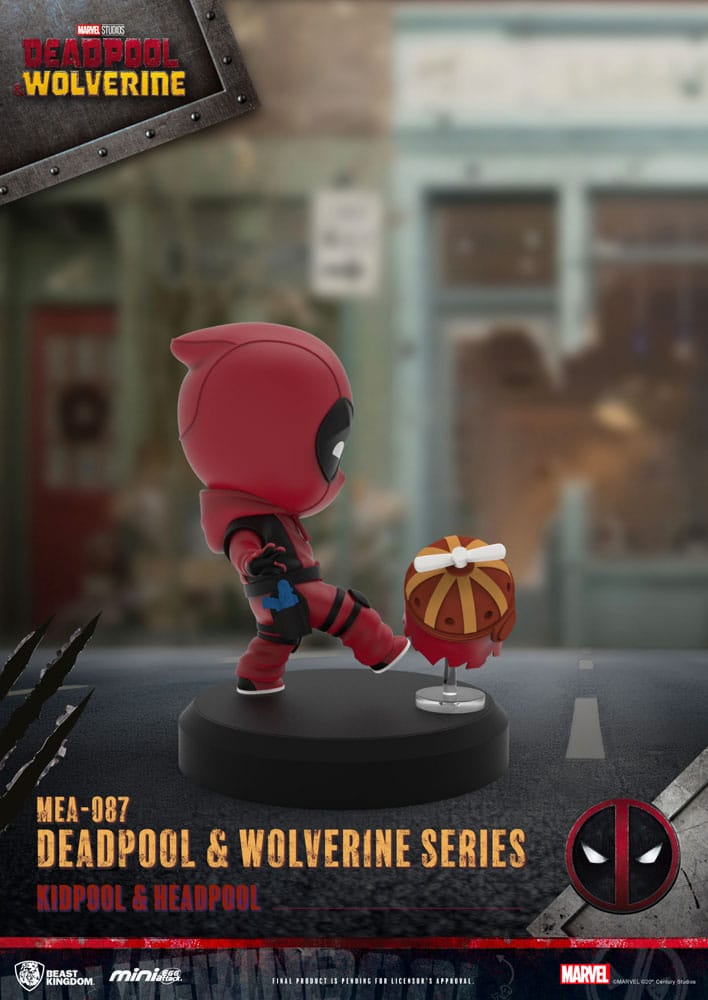Deadpool 3 Deadpool & Wolverine Series Mini Egg Attack Figuren Set 8 cm - Preorder - ETA: 20.10.2025