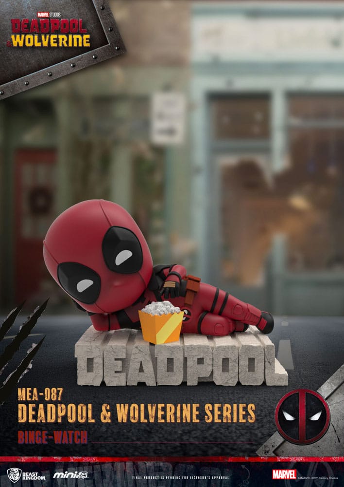 Deadpool 3 Deadpool & Wolverine Series Mini Egg Attack Figuren Set 8 cm - Preorder - ETA: 20.10.2025