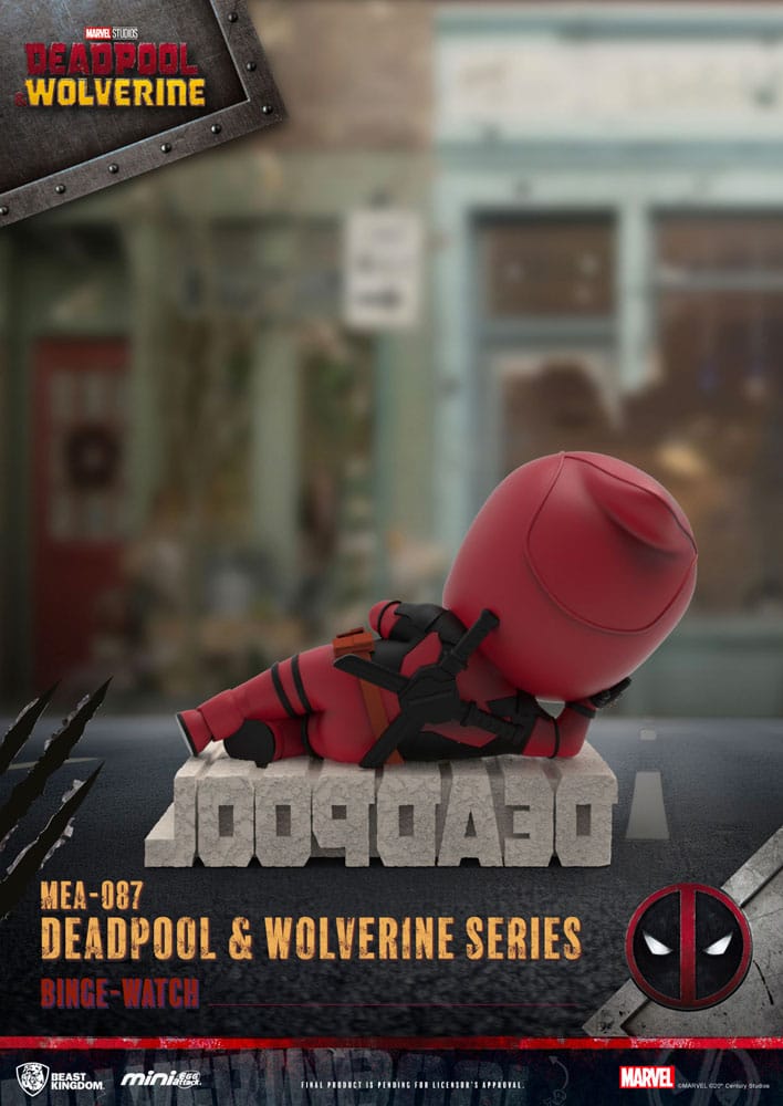 Deadpool 3 Deadpool & Wolverine Series Mini Egg Attack Figuren Set 8 cm - Preorder - ETA: 20.10.2025