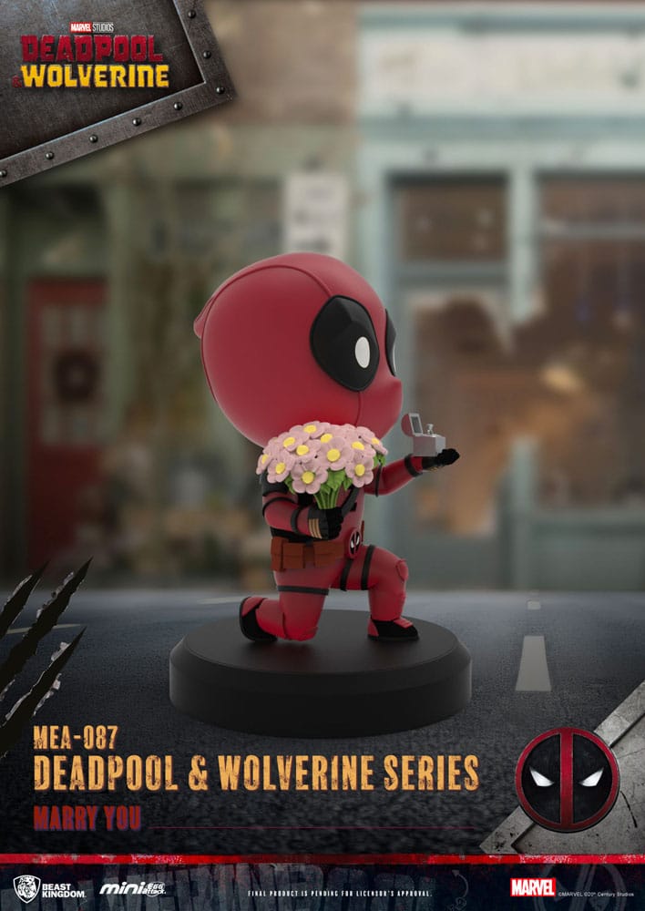 Deadpool 3 Deadpool & Wolverine Series Mini Egg Attack Figuren Set 8 cm - Preorder - ETA: 20.10.2025