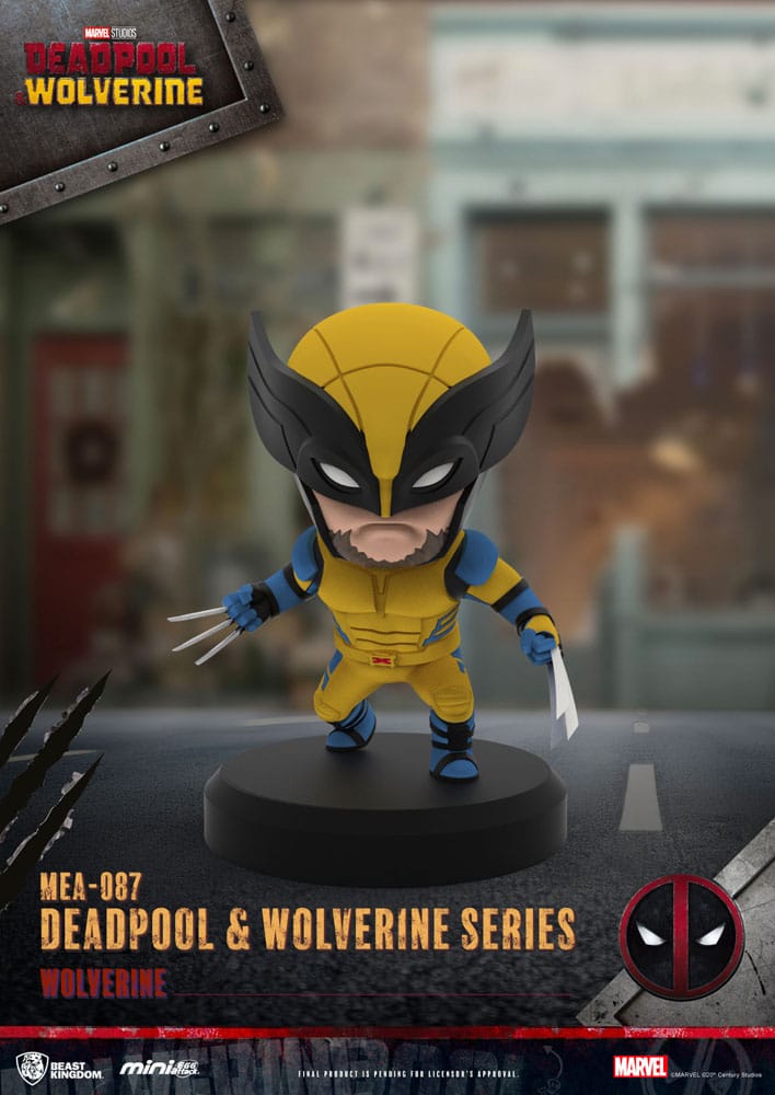 Deadpool 3 Deadpool & Wolverine Series Mini Egg Attack Figuren Set 8 cm - Preorder - ETA: 20.10.2025