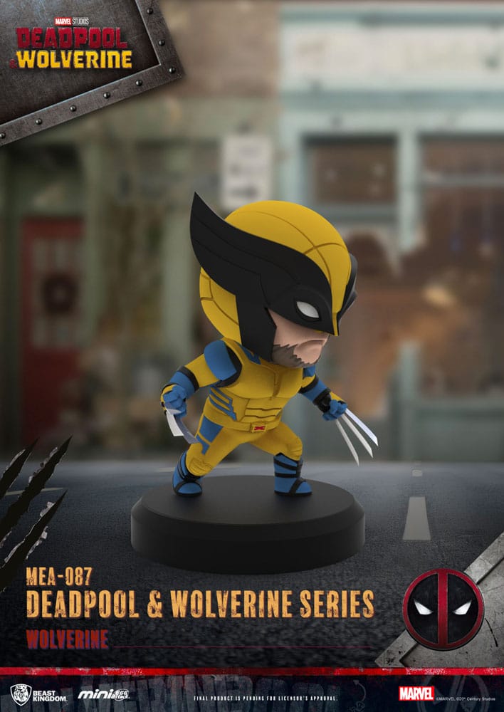 Deadpool 3 Deadpool & Wolverine Series Mini Egg Attack Figuren Set 8 cm - Preorder - ETA: 20.10.2025