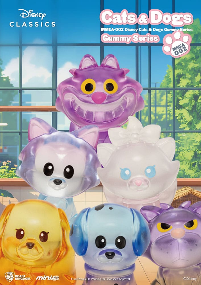 Disney Cats & Dogs Mini Egg Attack Blind Box Figuren Gummy Series Sortiment 3 cm (24) - Preorder - ETA: 25.08.2026