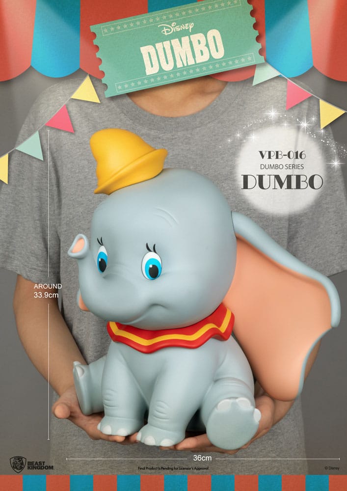 Disney Funktional Figure Spardose Dumbo 34 cm - Versand: 5-7 Tage nach Bestellung