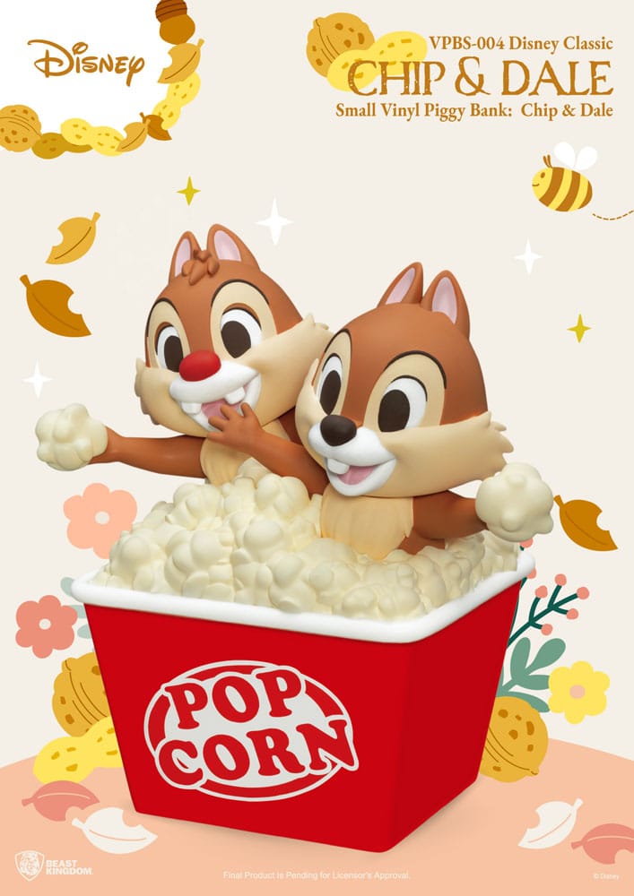 Disney Piggy Vinyl Spardose Chip & Dale 24 cm - Versand: 5-7 Tage nach Bestellung