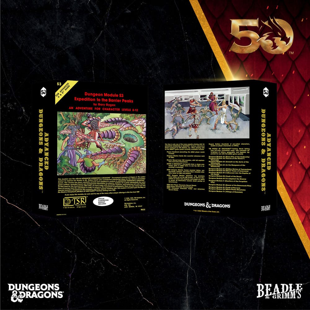 Dungeons & Dragons Classic Module Würfel Set Journey to the Barrier Peaks (7) - Versand: 5-7 Tage nach Bestellung