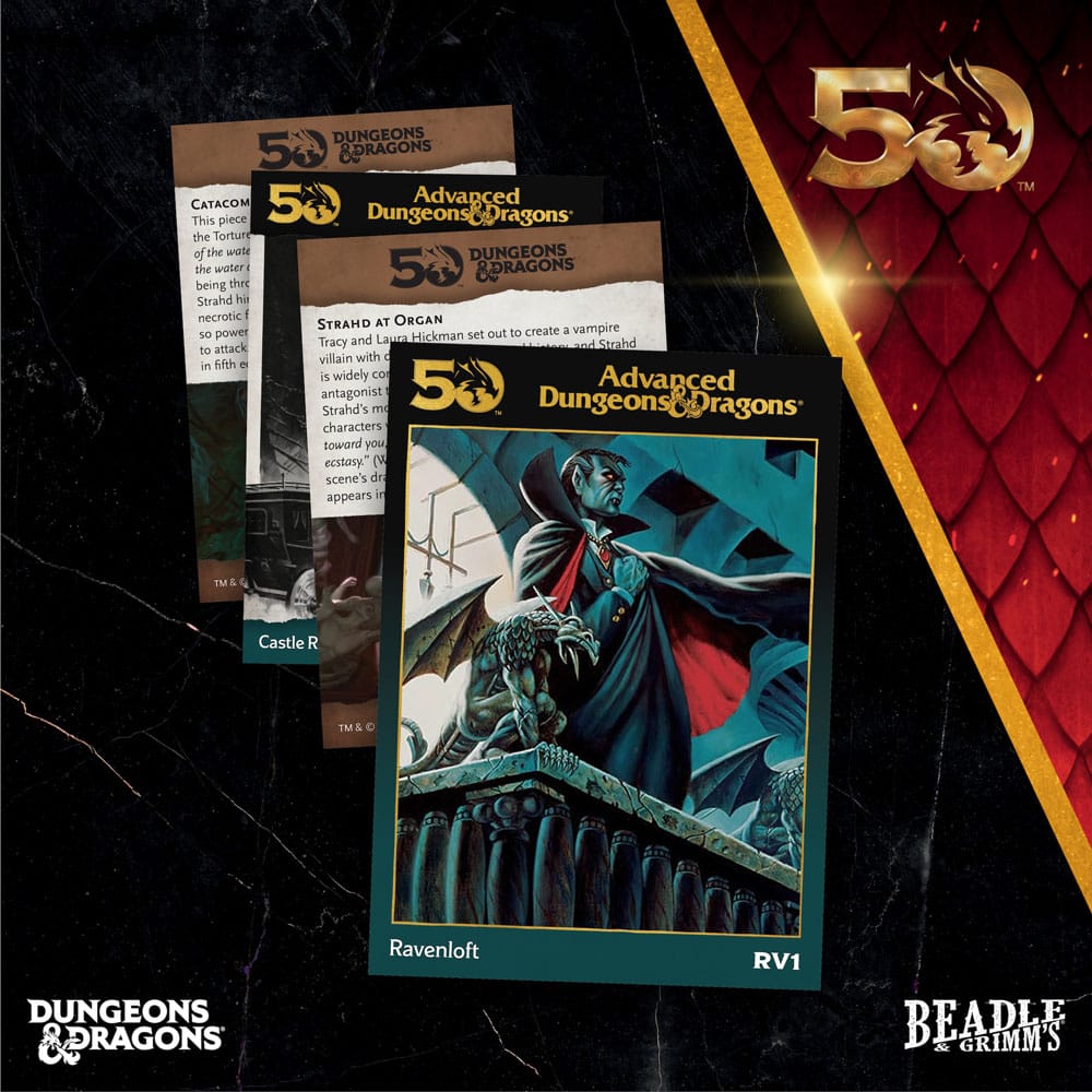 Dungeons & Dragons Classic Module Würfel Set Ravenloft (7) - Versand: 5-7 Tage nach Bestellung