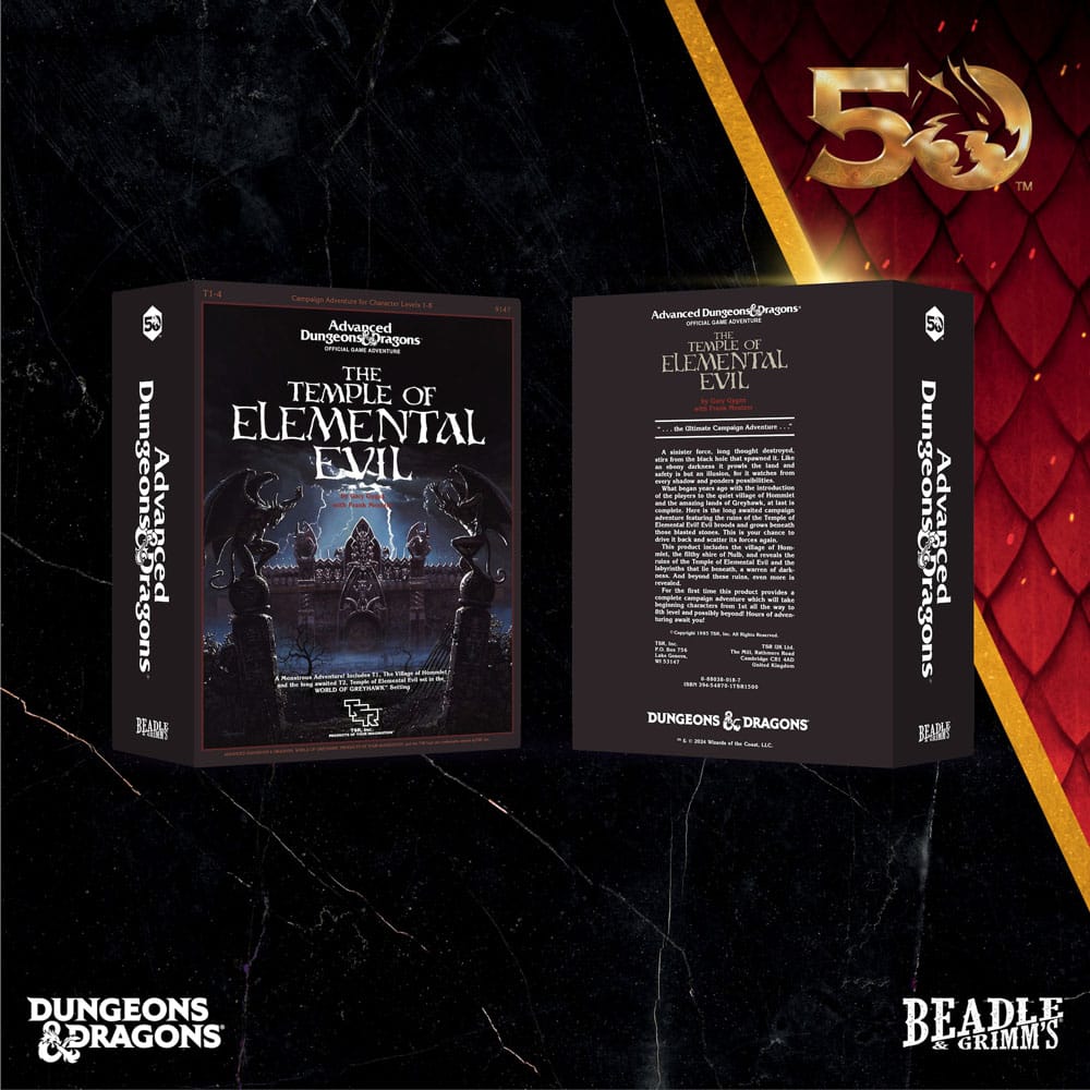 Dungeons & Dragons Classic Module Würfel Set The Temple of Elemental Evil (7) - Versand: 5-7 Tage nach Bestellung