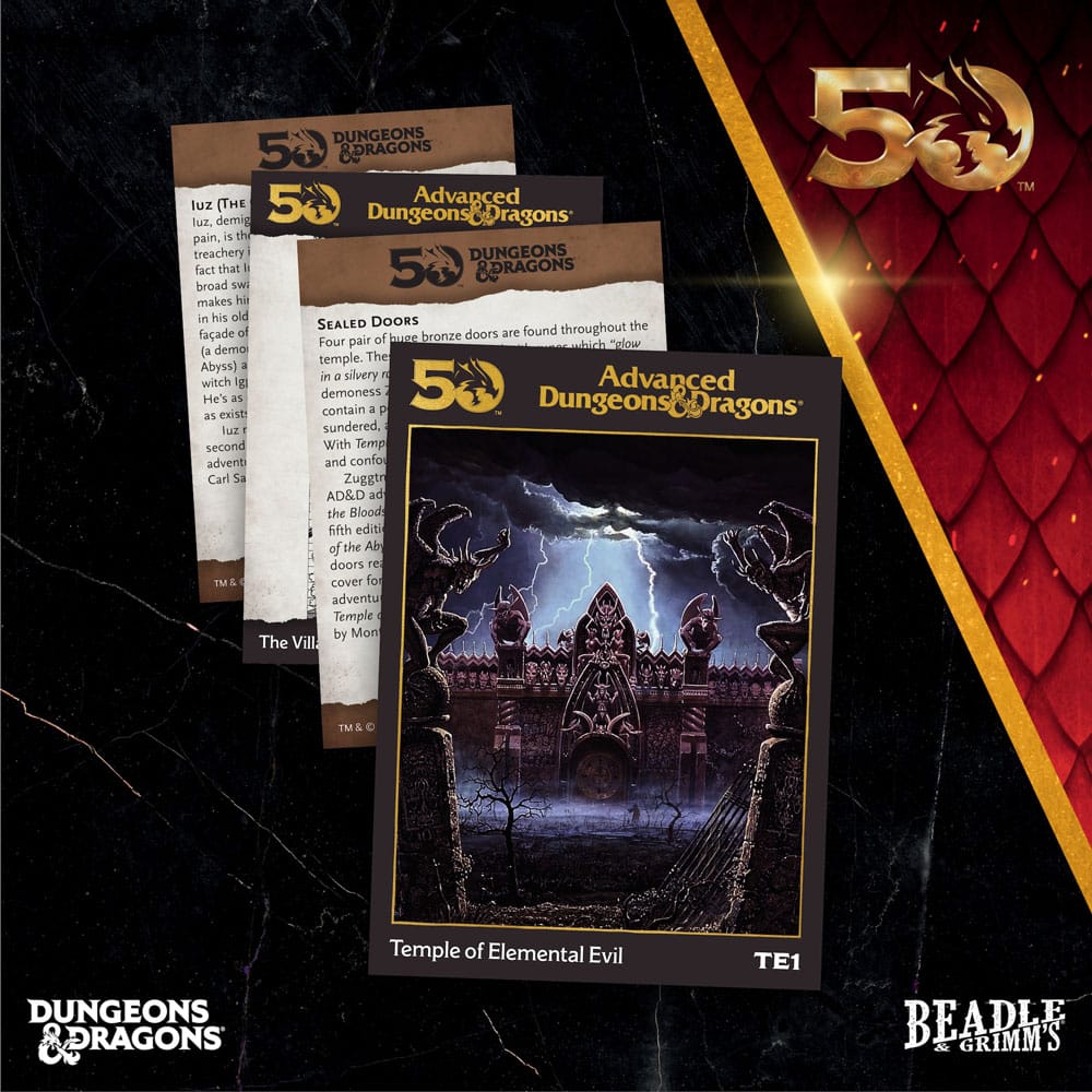 Dungeons & Dragons Classic Module Würfel Set The Temple of Elemental Evil (7) - Versand: 5-7 Tage nach Bestellung